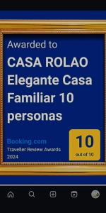 CASA ROLAO Elegante Casa Familiar 10 personas