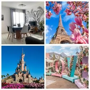 Disney, sunny comfortable 2 bedrooms family apartment, 8 pers, wifi, NETFLIX - 谢西