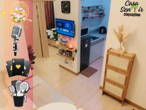 2 BR condo trees residences Netflix Games karaoke