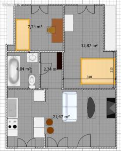 TOURS CENTRE St Eloi Giraudeau - logement entier 2 chambres