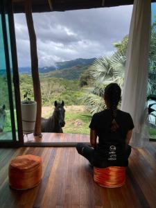 Artistic house in a coffee plantation