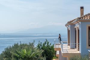 Seafront Marine Villa with private sea access - Iris Villas Lefkada