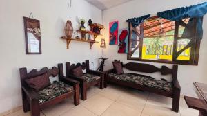 Casa Amarela na praia para 13 pessoas