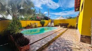 Casa Amarela na praia para 13 pessoas - Ponta do Ramo