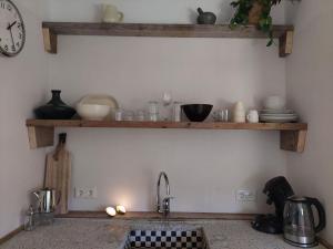 Kleine buurt in de Tuin