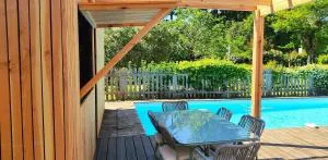 maison familiale climatisée piscine - 伊斯内斯