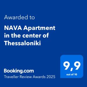 NAVA Apartment in the center with private parking of stayinthess
