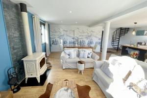 Appartements Charmant duplex, 110m2, 7 minutes des pistes, 8 couchages, belle vue sur les montagnes, cheminee : photos des chambres