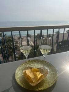 Splendide vue panoramique sur la Méditerranée