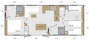 Campings Camping 4 etoiles - Parc aquatique - ccb0bcc : photos des chambres
