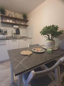 Cozy Studio with a large Terrace and Sea View