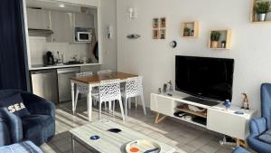 Léchappé bleu, T2 vue imprenable sur la plage