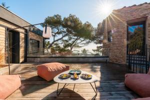 Villas La sublime villa du moulin avec vue mer exceptionnelle ! : photos des chambres