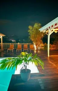 Villa Casa COCO "Meublé tourisme 4 étoiles" -Exotisme et évasion -Vue mer et diamant - Sans Pareil