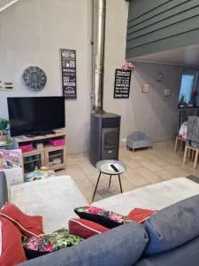 cocon douillet avec chaleur ambiante du poêle à pellets - Heer