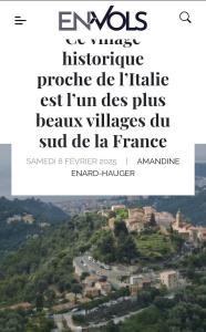 Appartements Mignon & Chaleureux village medieval Castellar Menton : photos des chambres