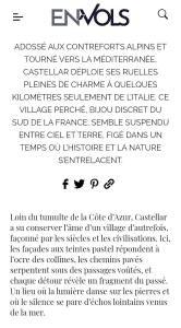 Appartements Mignon & Chaleureux village medieval Castellar Menton : photos des chambres