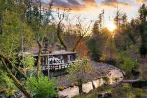 Sonoma Creek Haven Hot Tub Firepit Creekside Views Near Kenwood Wineries - Angwin