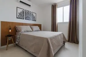 Apê Vista Mar + ar-cond | Perto da Praia, Shopping - 伊塔帕里卡