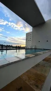 Apartamento Completo com Piscina, Academia e Salão de festas em São Carlos - 阿拉拉夸拉