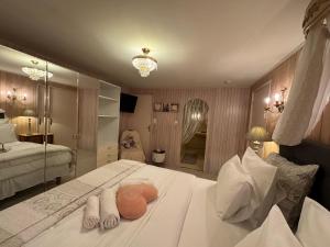 Chambre dhôte Rose avec petit déjeuner Sauna et Jacuzzi en option