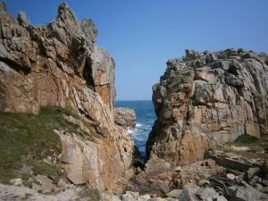 Maisons de vacances Holiday Home in Port-Blanc near Les Dunes Beach : photos des chambres