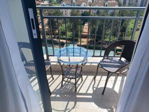 A cozy studio apartment