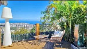 Logement privé comprenant chambre, salle de bain, cuisine extérieure dans belle villa avec piscine vue ocean - 拉波塞雄