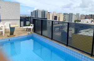 Apto 3 quartos I Alto padrão I 250m da praia I Piscina I Garagem