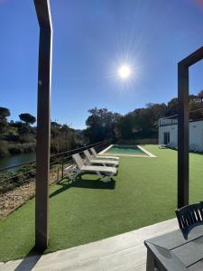 Casa Rio de Oro con piscina con playa y barbacoa