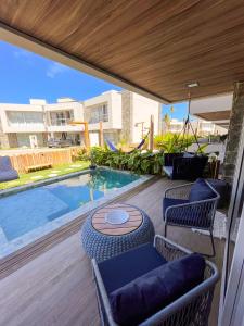 Casa Boho-Rota dos Milagres-Condomínio pé na areia