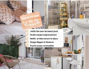 Agréable jardin secret - studio cocon lumineux - 10min Paris et Orly