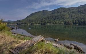 A re-styled single story, 3-bedroom, 2-bath ranch style cabin at Silver Lake