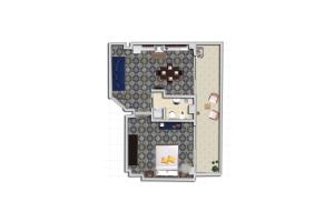 Appartamento con 1 Camera da Letto