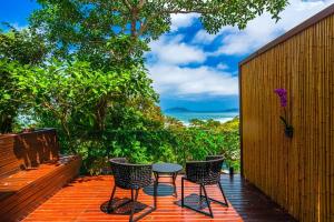 Cabana Romântica vista mar com duas spas privativas