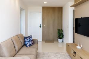 Conforto e Vista Mar a Passos da Praia e Shopping