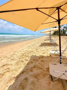 Viva muro alto flat pé na areia