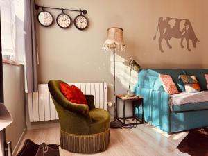 Appartements La Tannerie, centre historique, fibre, ESS, rez-de-chaussee, BedinShop : photos des chambres