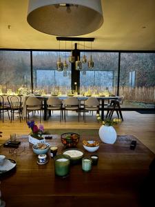 Maisons de vacances La Corniche, Villa d-architecte avec piscine, 2mn mer a Houlgate : photos des chambres