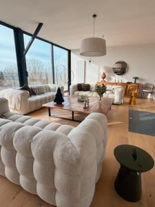 Maisons de vacances La Corniche, Villa d-architecte avec piscine, 2mn mer a Houlgate : photos des chambres