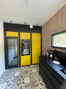 Maisons de vacances La Corniche, Villa d-architecte avec piscine, 2mn mer a Houlgate : photos des chambres