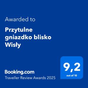 Przytulne gniazdko nad Wisłą