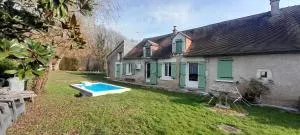 La maison des Hautes Vallees- jardin-piscine Beauval - Lye