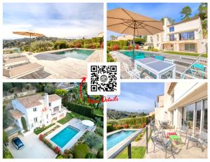 FRGK Villa lOrangeraie Mougins Sea View, Private Pool & Ultra-Fast Wi-Fi