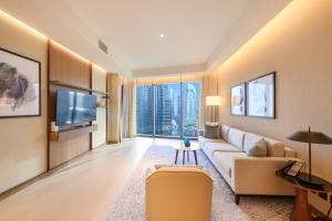Stylish 3BR in Adress Opera with Burj Khalifa View