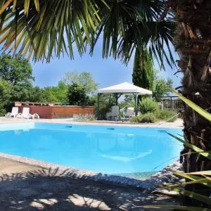 grand gite les Cayrols, piscine - Les Cabannes