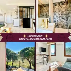Lou Miradou 1 - Vieux village médiéval, Cosy, Clim, 2 personnes - 米拉马斯
