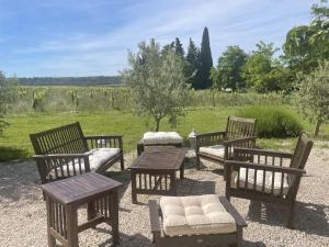 Appt 2 pieces dans Mas provençal