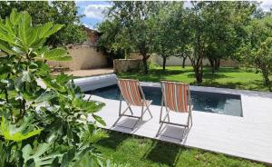 Maisons de vacances Gite de charme avec piscine privee : photos des chambres