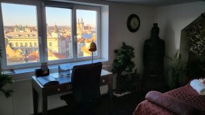 Luxury Apt - View of the Center of Prague